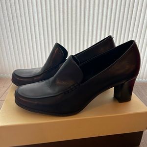 Black Franco sarto heel